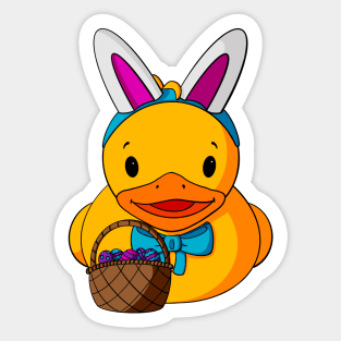 Easter Rubber Duck Sticker